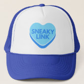 Sneaky Link Funny Valentijn Conversation Heart Trucker Pet (Voorkant)