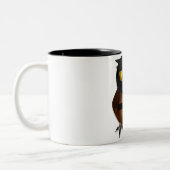 Sneaky Ninja Owl Tweekleurige Koffiemok (Links)