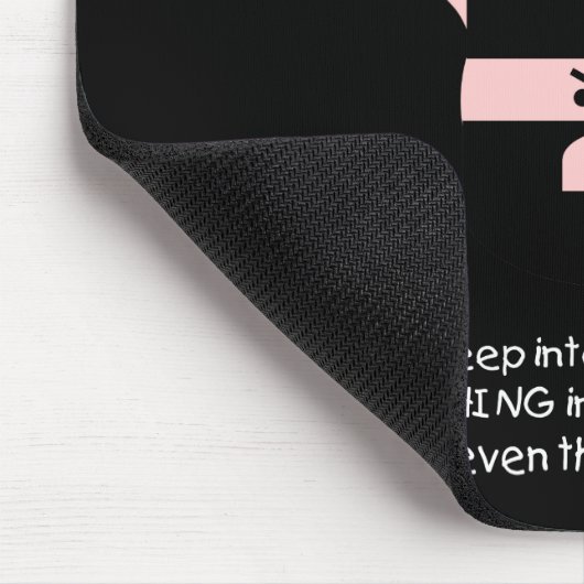 Sneaky Ninja Pig Muismat (Hoek)