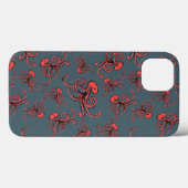 Sneaky Octopus Pattern Case-Mate iPhone Case (Achterkant (horizontaal))