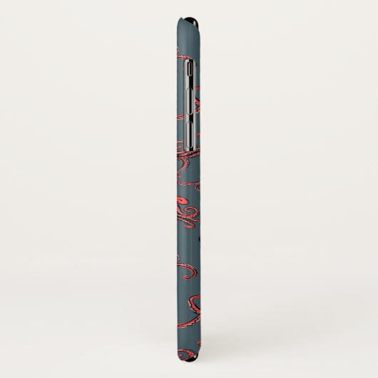 Sneaky Octopus Pattern Case-Mate iPhone Case (Achterkant/links)