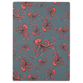 Sneaky Octopus Pattern Klembord (Achterkant)