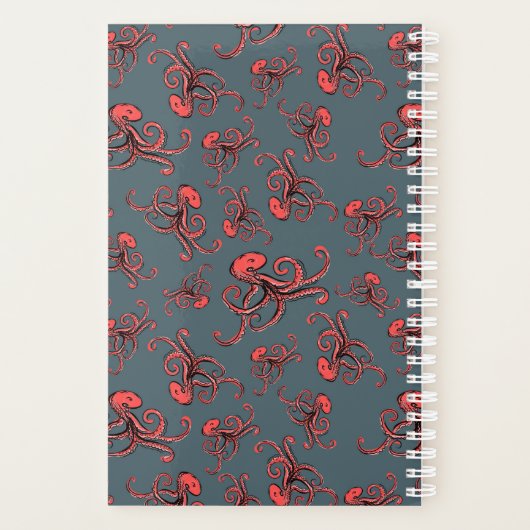 Sneaky Octopus Pattern Planner (Achterkant)