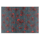 Sneaky Octopus Pattern Snijplank (Voorkant)