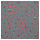 Sneaky Octopus Pattern Stof (Swatch)