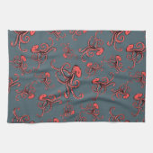 Sneaky Octopus Pattern Theedoek (Horizontaal)