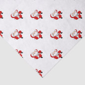 Sneaky Santa 10lb-papier, wit Tissuepapier (Detail)