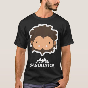 Sneaky Sasquatch Head T-shirt