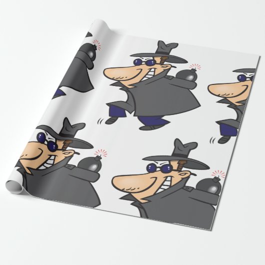 Sneaky Spy Cadeaupapier (Uitgerold)