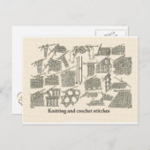 Snede- en haaksteentjes briefkaart (Voorkant / Achterkant)