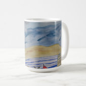 Snede op de Mok van het strand (Voorkant rechts)