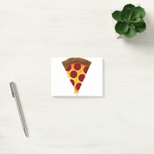 snede van peperoni pizza post-it® notes (Kantoor)