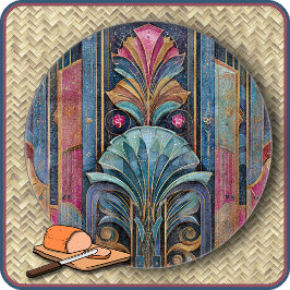 SNEDEBORD - Weelderig Art Deco ontwerp uit de jare Snijplank