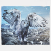 SNEE OWL FLEECE DEKEN (Voorkant (Horizontaal))