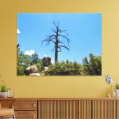 snee van de hemel canvas afdruk (Insitu (Woonkamer))