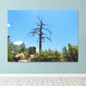 snee van de hemel canvas afdruk (Insitu (Houten vloer))