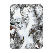 Sneeuw Abstract Magneet (Verticaal)