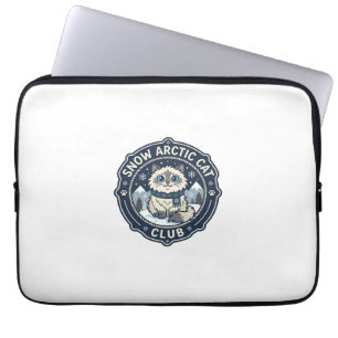 Sneeuw Arctic Cat POD Vector Kunst - Sneeuw Arctic Laptop Sleeve