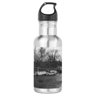 Sneeuw Beauty James River Grayscale Stainless Stee Waterfles