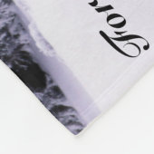 Sneeuw bedekt fleece deken (Hoek)