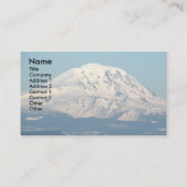 Sneeuw bedekt Mount Adams Landschap Visitekaartje (Voorkant)