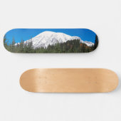 Sneeuw bedekt Mount Rainier landschap Skateboard (Horizontaal)