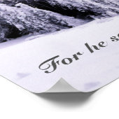 Sneeuw bedekt poster (Hoek)