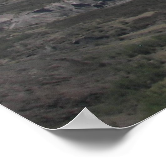 Sneeuw bedekt vulkaanlandschap Mount St Helens Poster (Hoek)