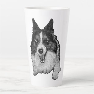 Sneeuw-bedekte Corgi Hallo Latte Mok