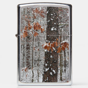 sneeuw bedekte eikenbomen WinterNatuur fotografie