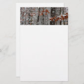 sneeuw bedekte eikenbomen WinterNatuur fotografie Briefpapier (Voorkant / Achterkant)