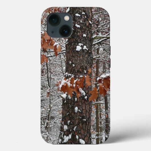 sneeuw bedekte eikenbomen WinterNatuur fotografie Case-Mate iPhone Case (Achterkant)