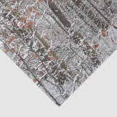 sneeuw bedekte eikenbomen WinterNatuur fotografie Tissuepapier (Detail)