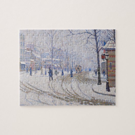 Sneeuw, Boulevard de Clichy, Parijs, 1886 Legpuzzel (Horizontaal)