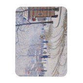 Sneeuw, Boulevard de Clichy, Parijs, 1886 Magneet (Verticaal)