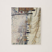 Sneeuw, Boulevard de Clichy, Parijs door Paul Sign Legpuzzel (Verticaal)