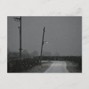 sneeuw briefkaart