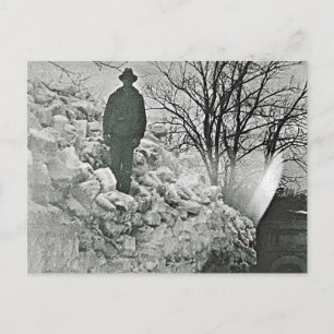 sneeuw briefkaart