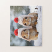 Sneeuw Bunnies Puzzel (Verticaal)