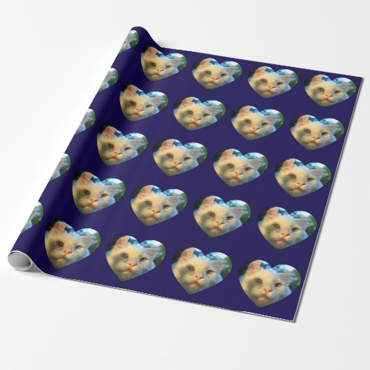 sneeuw cadeaupapier (Uitgerold)