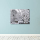 sneeuw canvas afdruk (Insitu (Houten vloer))