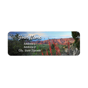 Sneeuw Canyon Utah Return Address Label