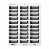 Sneeuw Canyon Utah Return Address Label (Full Sheet)