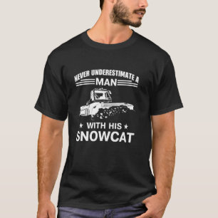 Sneeuw Caterpillar Voertuig Beroep Sneeuw Rups T-shirt