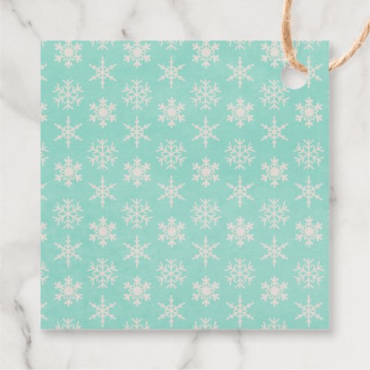 Sneeuw Dankbare Leraren Dank U Bedankjes Labels (Achterkant)