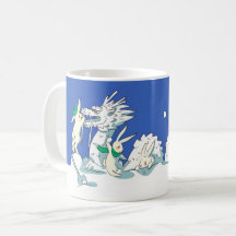 Sneeuw Draak en Konijn Mugs