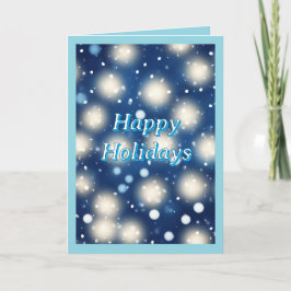 Sneeuw en Magische Kerstkaart Feestdagen Kaart