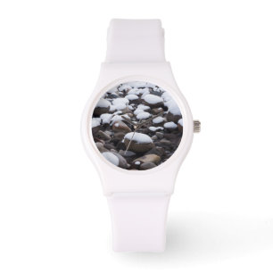 Sneeuw en rotsen, Mt. Rainier National Park Horloge