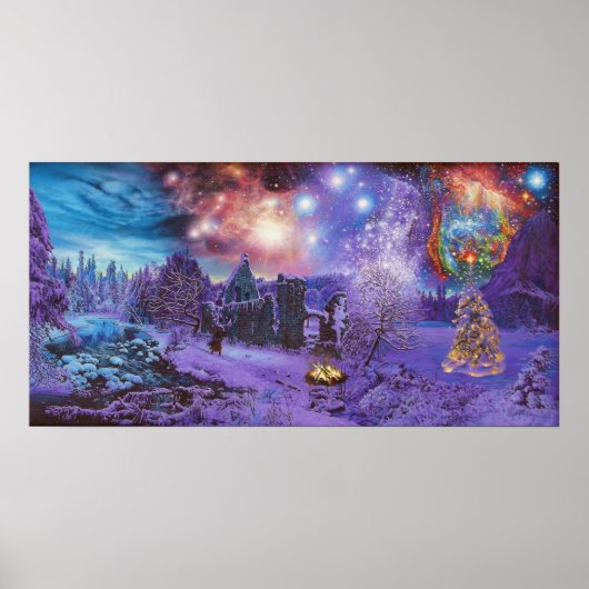 "Sneeuw en sterren" Poster (Voorkant)