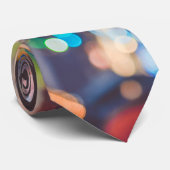 Sneeuw- en winterlichten stropdas (Opgerold)